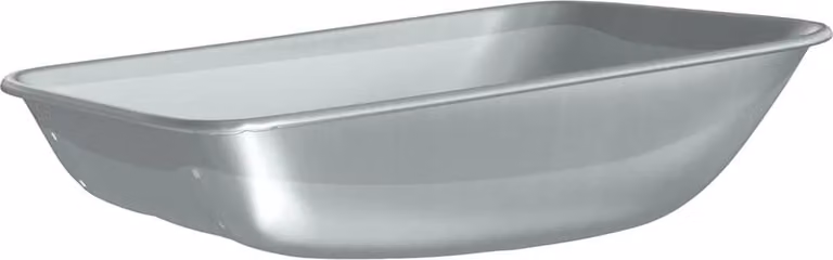Sostituzione Vassoio Carriola Argento 80 x 60 x 25 cm Acciaio