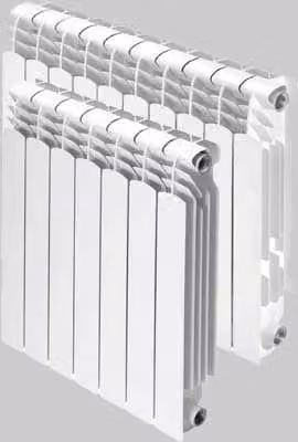 Radiatore Ferroli Proteo Bianco H 60 cm x L 50 cm x P 10 cm