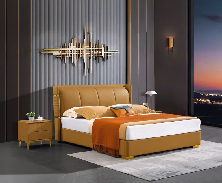 Schlafzimmer Bett Polsterbett Doppelbett Betten Big Design Luxus Doppel 180x200