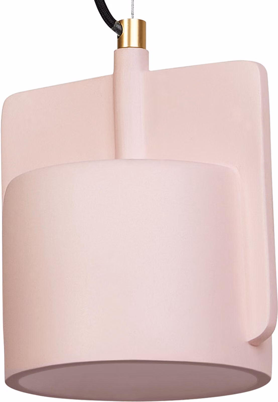 OSRAM Decor Mold lampada a sospensione decorativa con paralume in cemento stampato, 225 mm, con attacco E27, IP20, rosa