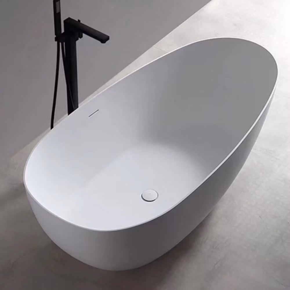 Vasca da bagno, Vasca a forma di uovo, Vasca autoportante, Vasca da bagno, Vasca da bagno, Vasca Mat, Vasca sanitaria130*65*55/XA-8866-130/