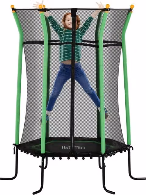 Trampolino Elastico per Bambini ¨C Minimal ¨C Verde 163.5x190 cm