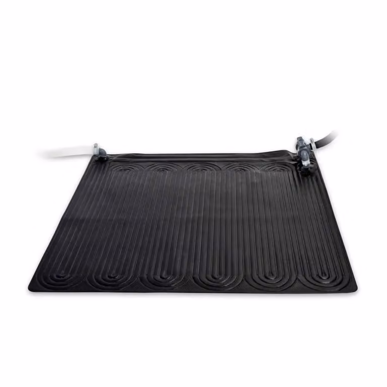 Pannello Solare per Riscaldamento Piscina Intex in PVC Nero 120x120 cm