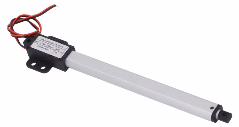 Attuatore lineare elettrico per scorie, 150 mm, 24V, con fine corsa automatico