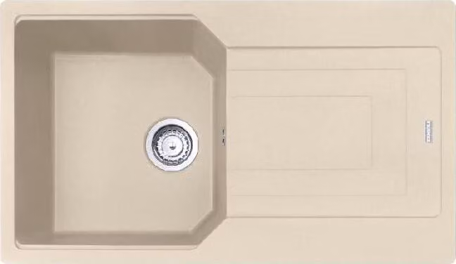 Franke Urban - Lavello Fragranite UBG 611-86, 860x500 mm, colore sabbia 114.0700.113