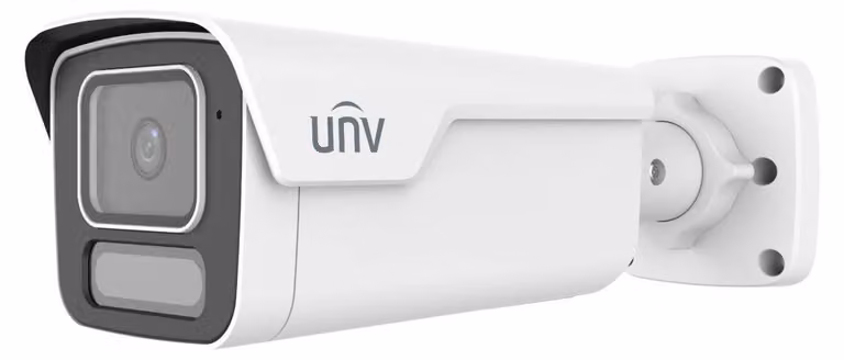 Telecamera di sicurezza IP Uniview Prime Bullet PoE 8 MP 2,8 mm IP67 ColorHunter Bianca