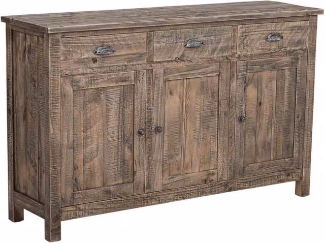 Credenza in legno marrone 140x40x86,5h cm