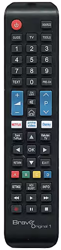 Telecomando di ricambio originale BRAVO 1 per Samsung, colore nero