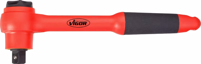 VIGOR V3342 VDE Cricchetto reversibile ∙Quadro solido 1/2 pollice (12,5 mm) ∙ 255 mm