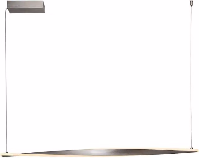 Lampada a sospensione LED Elvio Rabalux colore cromo per cucina e soggiorno