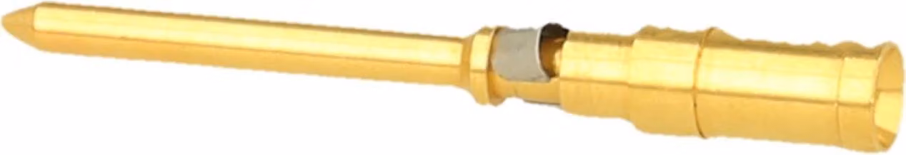 HARTING D-HMC-Crimkontakt Perno di contatto (M) 1,5 mm² AWG16 oro, 1 pezzo Materiale lega di rame - 1 pezzo
