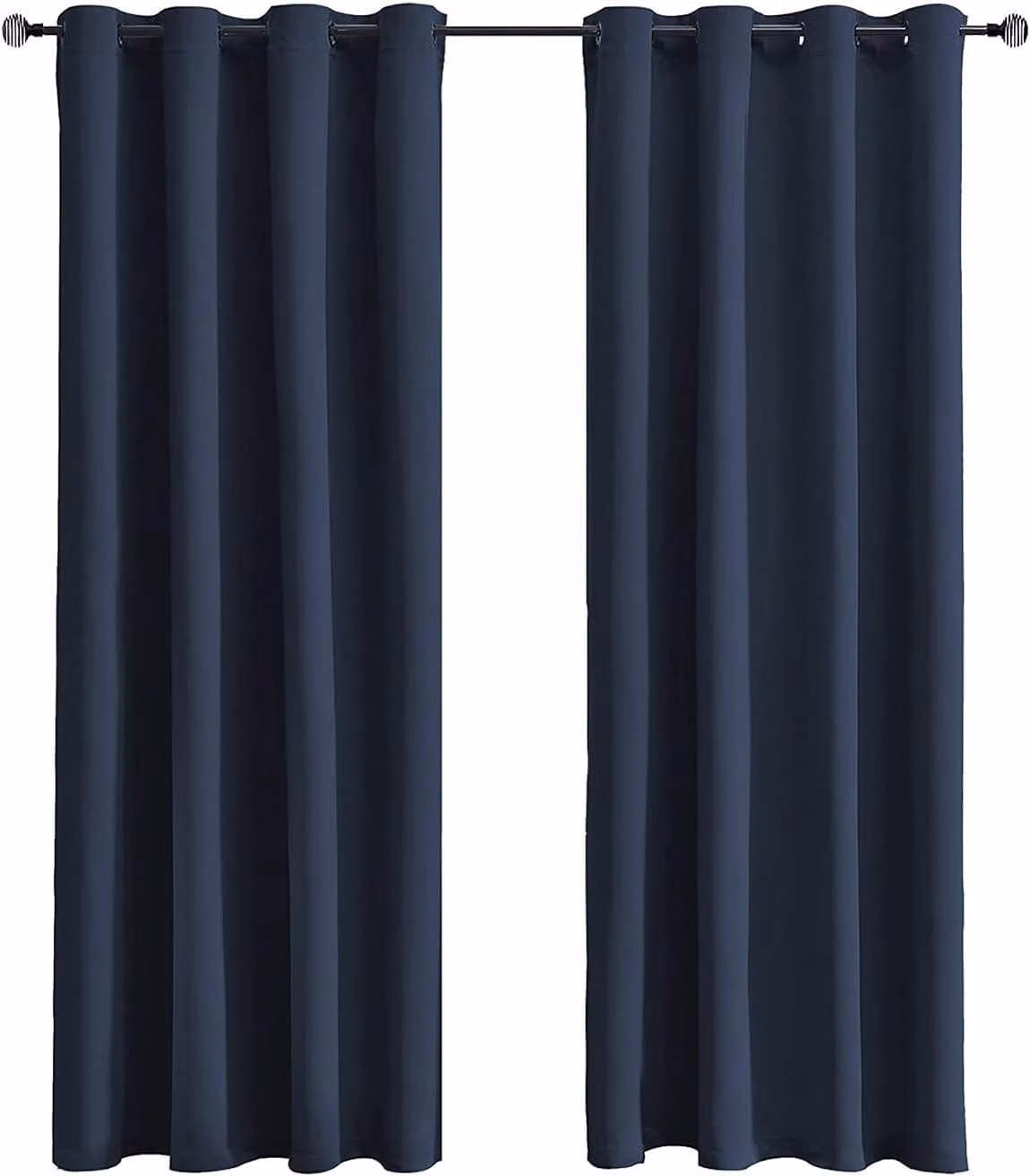 Tende oscuranti nere - 2 pezzi (70 x 120 cm)