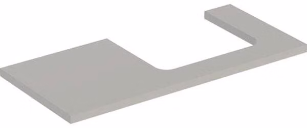 Geberit ONE Plan de lavabo, découpe à droite, 105x3x47 cm, 505.324.00.7, 505.324.00.7