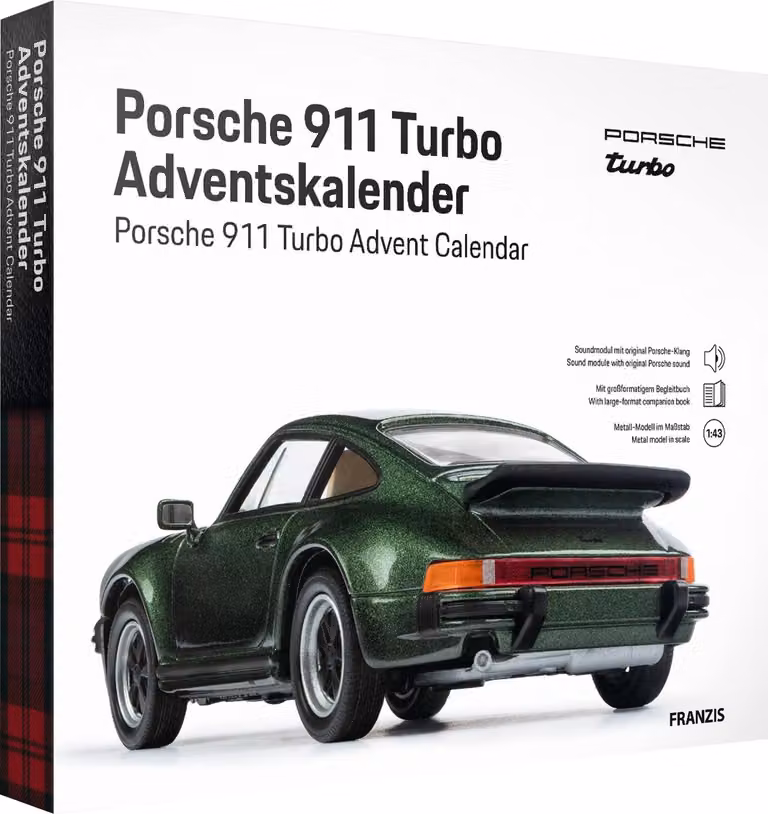 Calendario dell'Avvento Franzis Porsche 911 Turbo