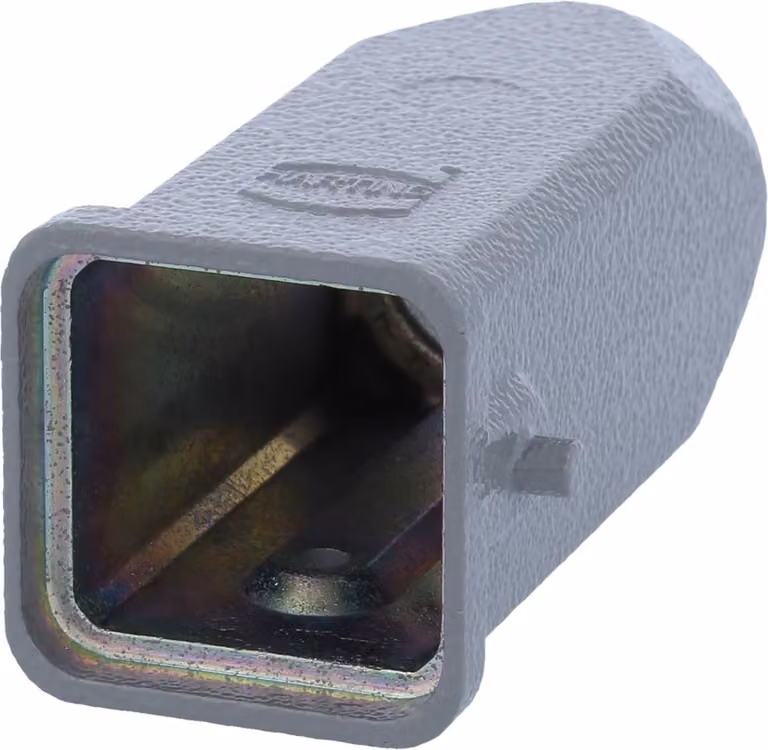 HARTING Han 3A Custodia a manicotto senza guarnizione incollata, 1xM16 uscita cavo diritta, per 1 staffa (nella parte inferiore)