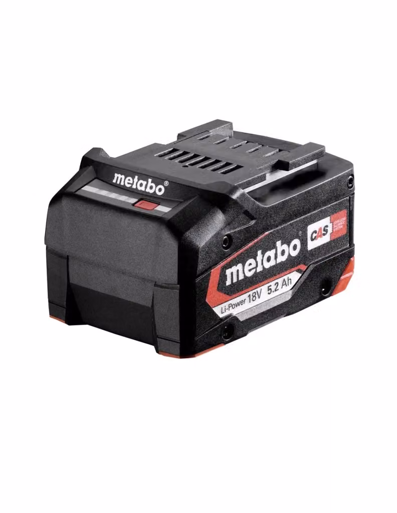 Pack da 6 batterie Metabo 18V 5,2 Ah LI colore nero – 2