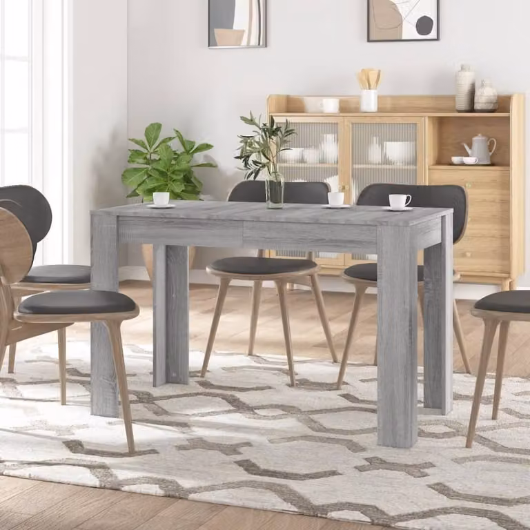 Maison Exclusive - Tavolo da pranzo grigio Sonoma 120x60x76 cm Materiale ligneo