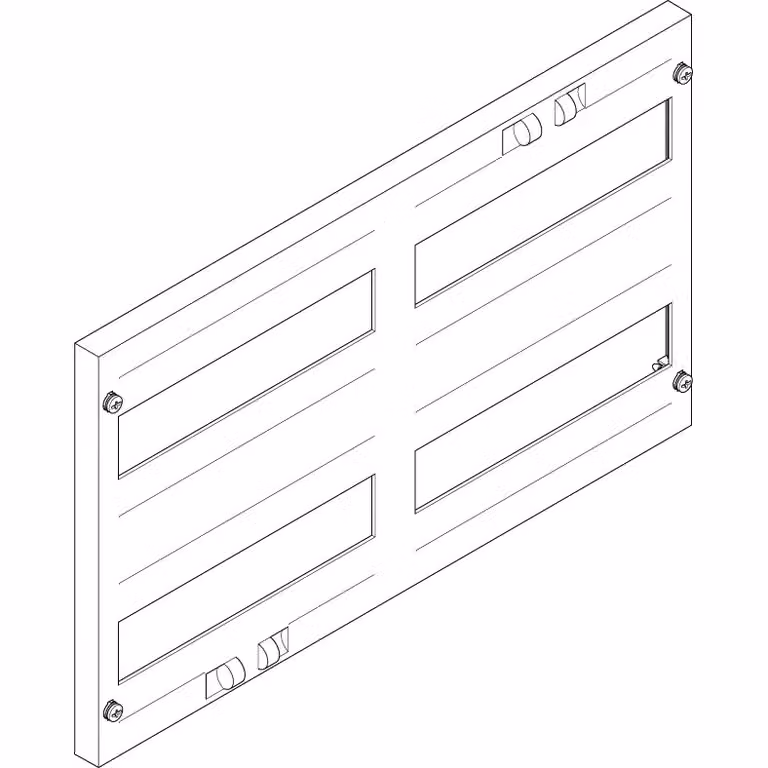 Piastra di copertura ABN 500x300 mm 2FB/2RE_10 aperta, distanza tra le file 150 mm (10 pezzi) FAO22N10