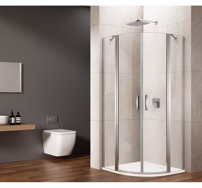 LORO cabina doccia quadrante 900x900mm, vetro trasparente