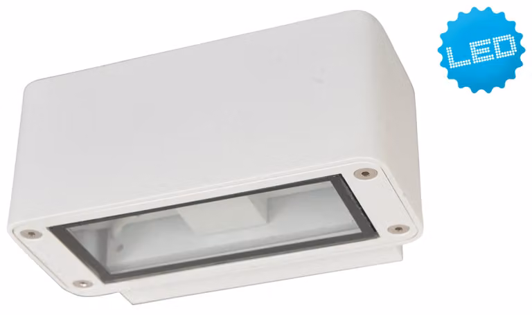 Näve Lampada da parete per esterni a LED - alluminio - bianco; 1153823