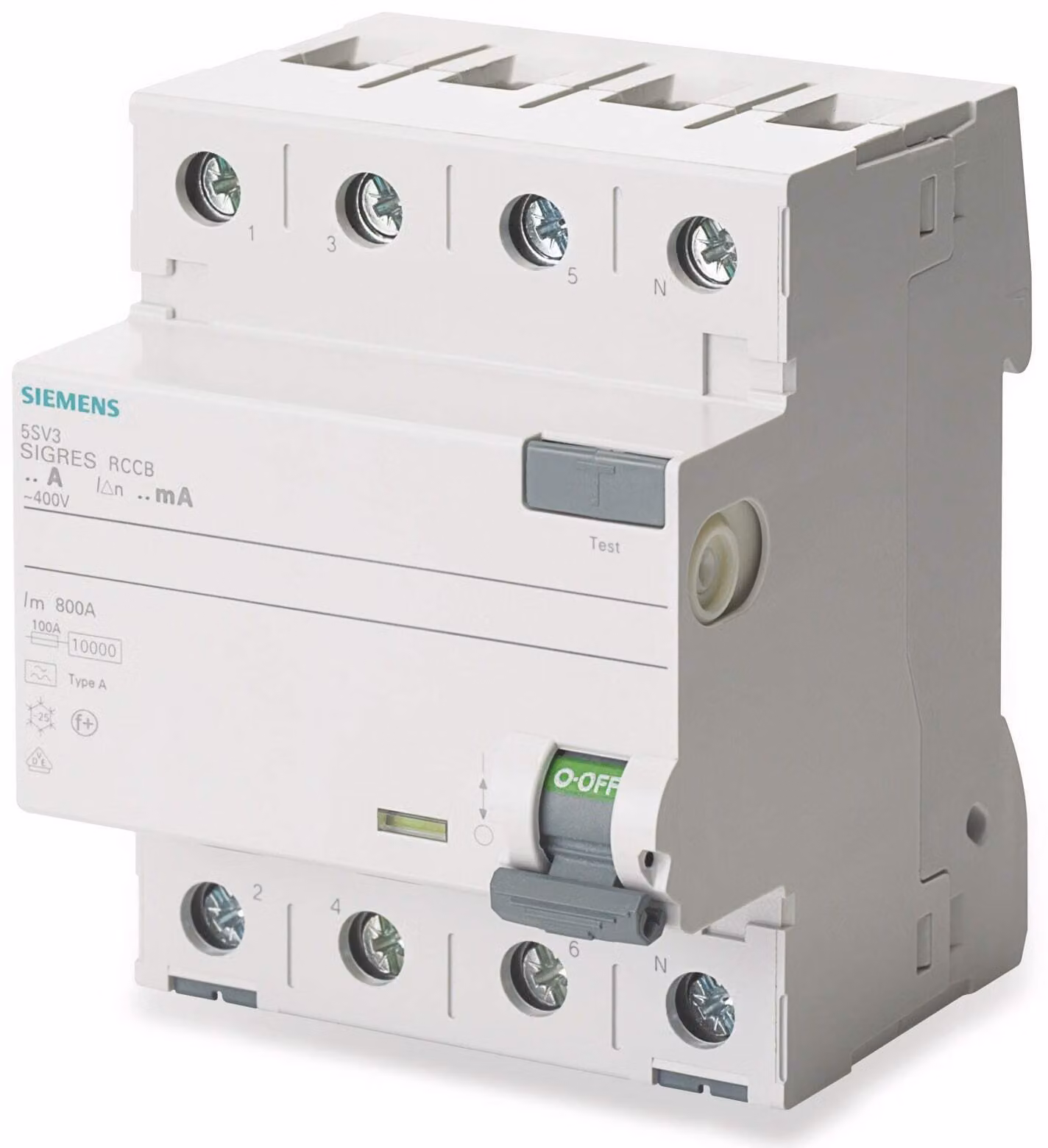 Siemens FI-Schutzschalter 4polig 25 A 400 V 5SV3342-6 (5SV3342-6)
