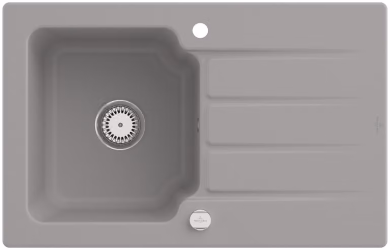 Lavello in Vetroceramica Villeroy & Boch, modello 334002KD, serie Architectura 45, da incasso
