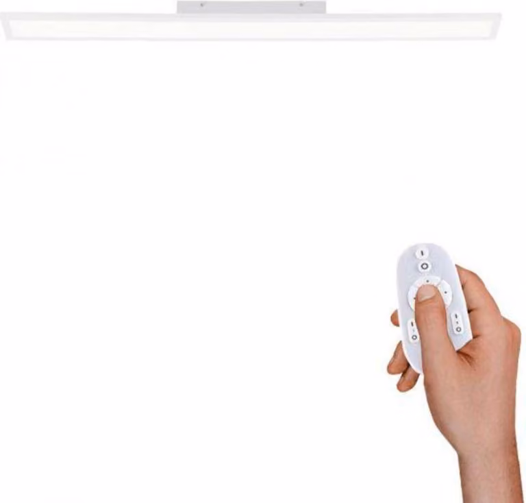 PAUL NEUHAUS Apparecchio a pannello LED, bianco, quadrato, regolazione temperatura colore CCT, dimmerabile 2700-5000K