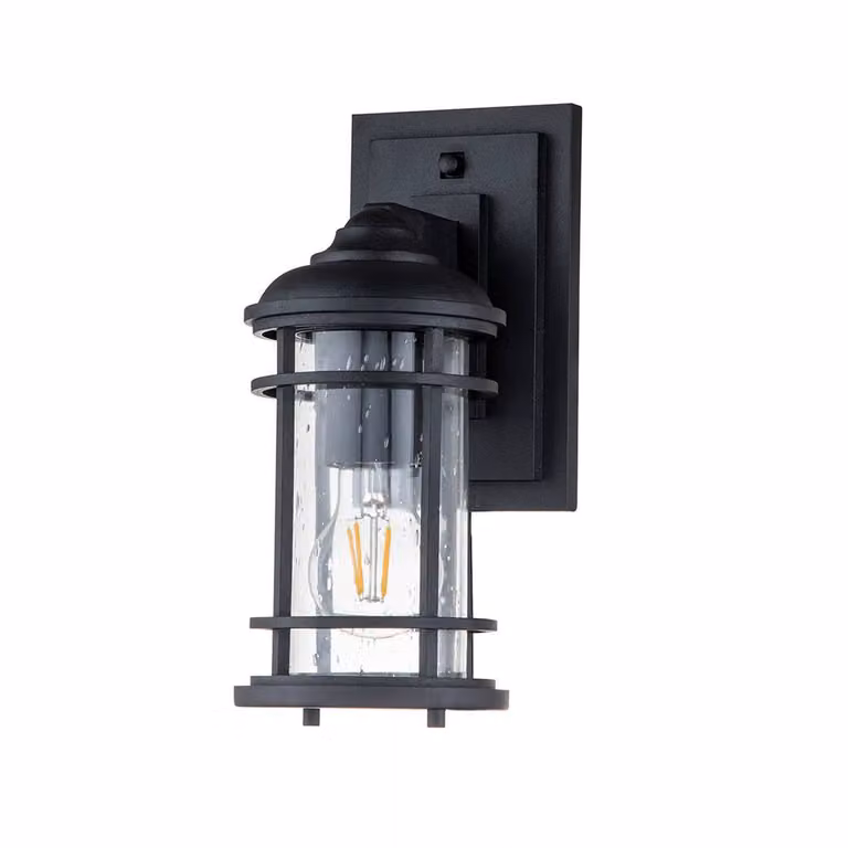 Applique industriale da esterno nera E27 60W Lighthouse Feiss
