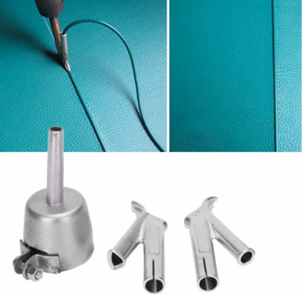 Saldatrice per plastica – Pistola di saldatura ad aria calda – Apparecchio per saldatura della plastica – Temperatura regolabile da 30 a 650°C – Illuminazione a LED