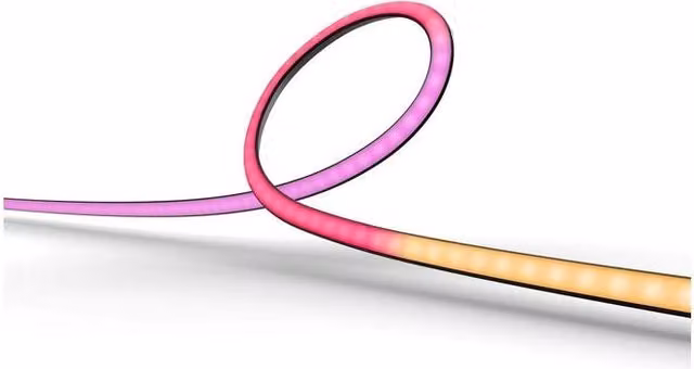 Philips Hue Play Gradient Lightstrip LED Smart con Bluetooth e Zigbee, Multicolore, Nero