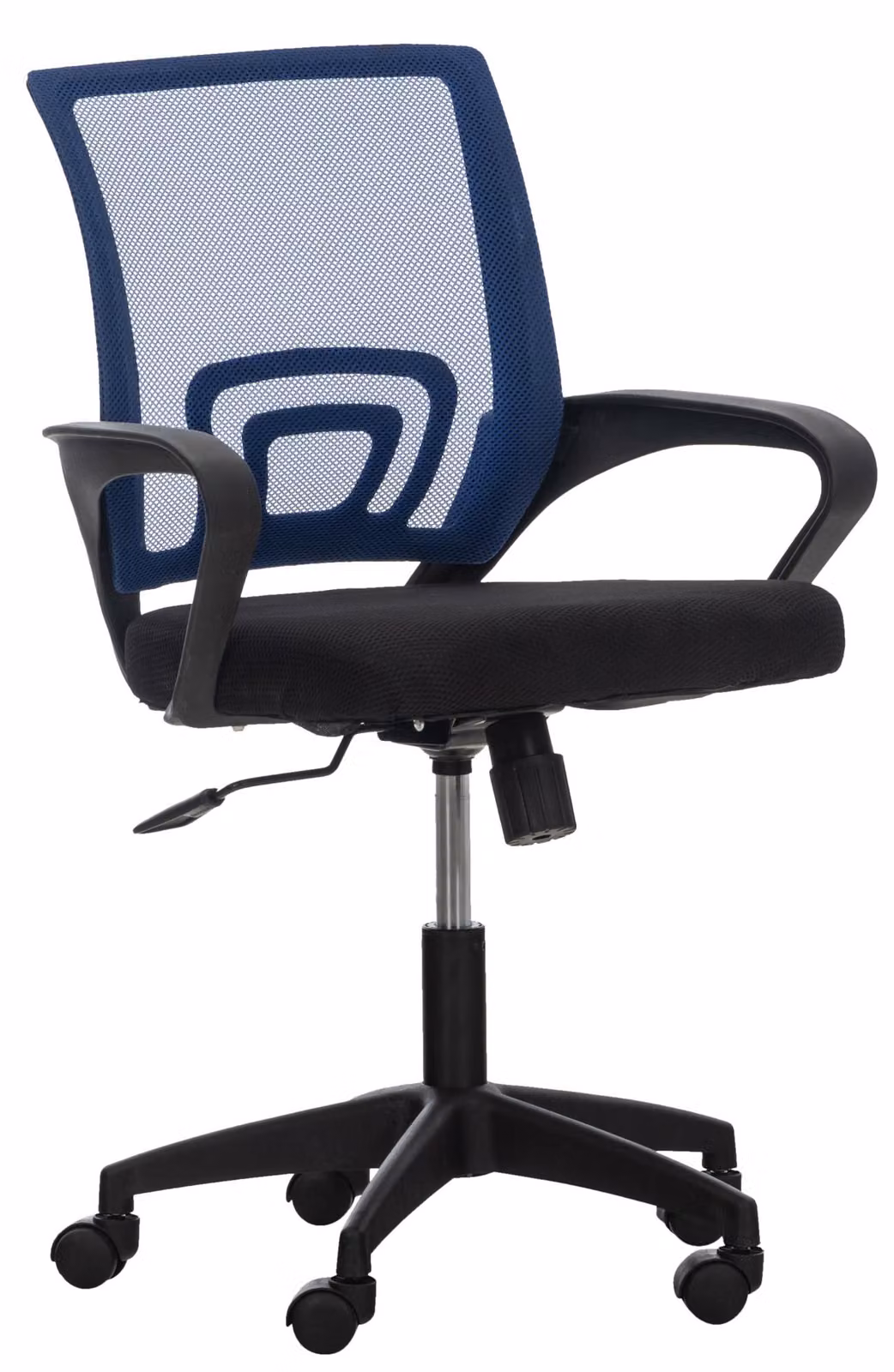 Sedia da ufficio CLP, modello Auburn, regolabile in altezza e girevole | Colore: blu
