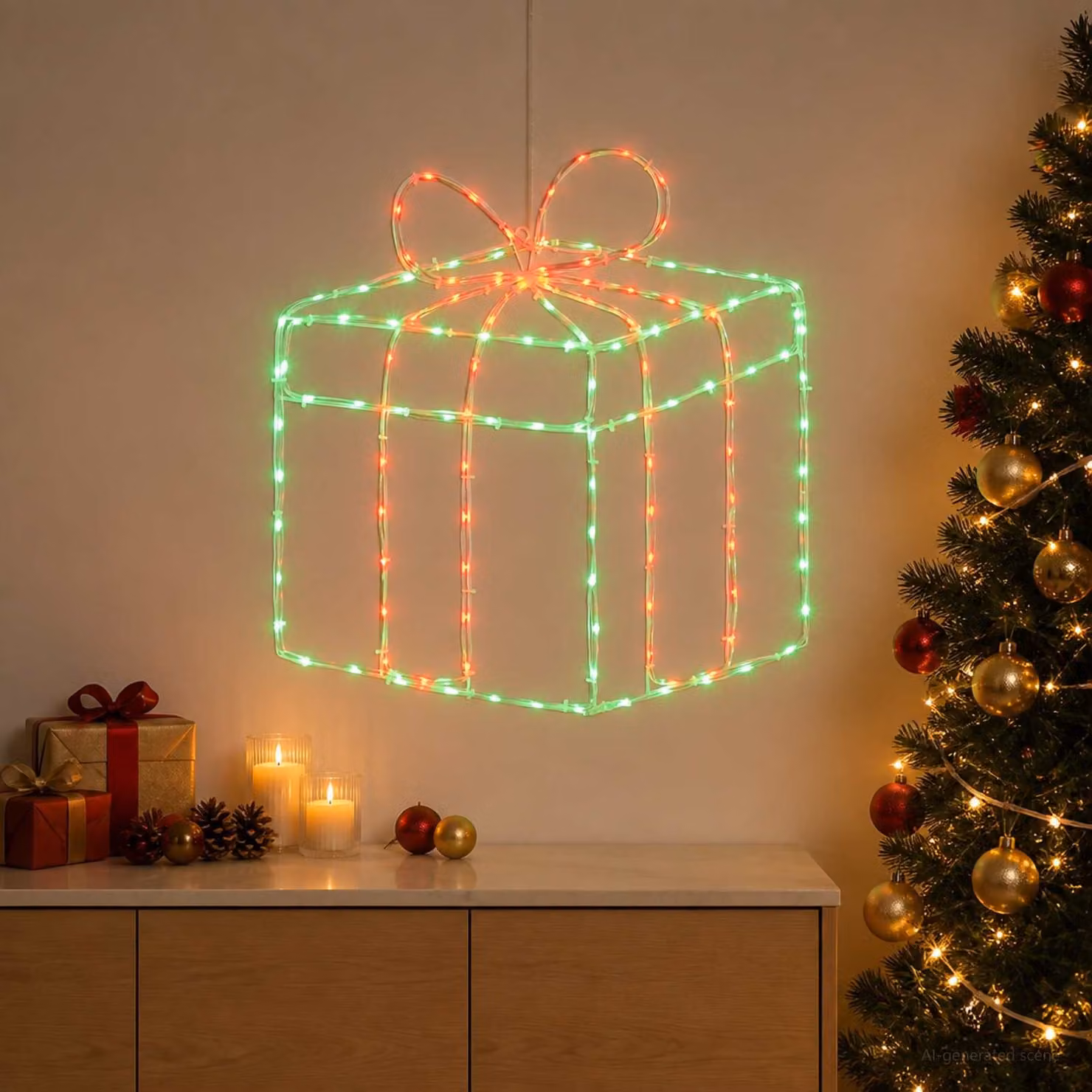 vidaXL Luci natalizie a sagoma per finestra LOVIISA 200 LED