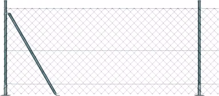 Maison Exclusive - Palo della recinzione Verde 10 x 0,8 m (rete 60 x 60 mm)