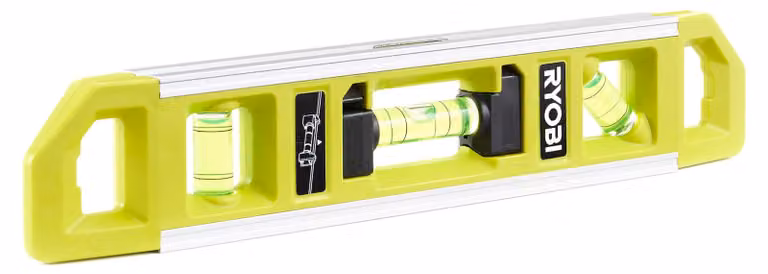 Ryobi RHLTL-228 Livella magnetica a siluro, 228 mm, bolla centrale rimovibile
