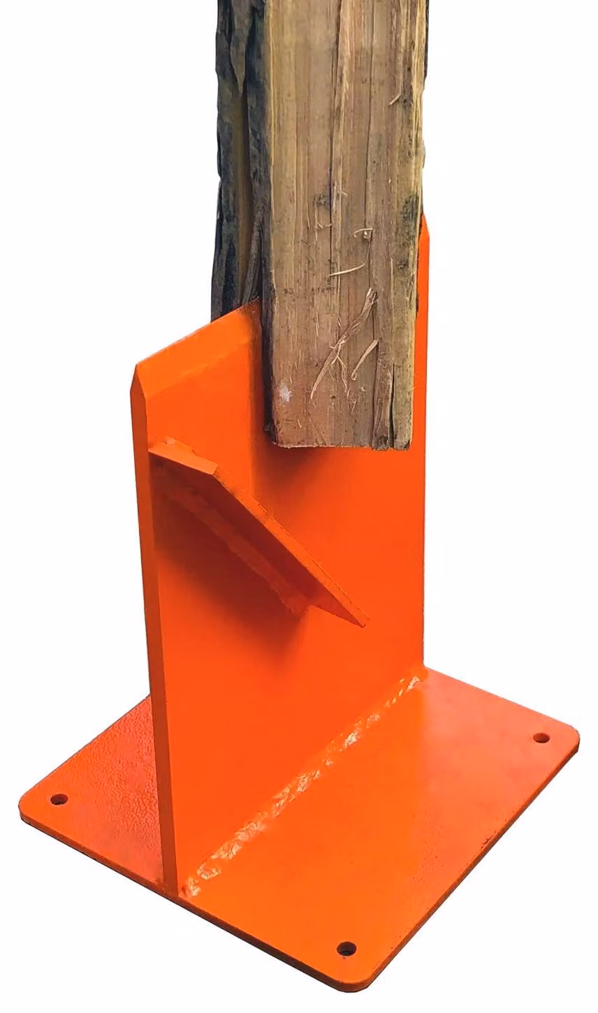 Spaccafuoco per legna da ardere, colore arancione