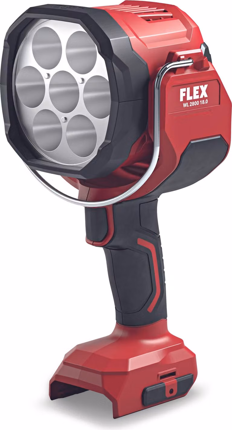 Flex Akku Flutlicht Handlampe WL 2800 18.0 2 Helligkeitsstufen, 2800 Lumen