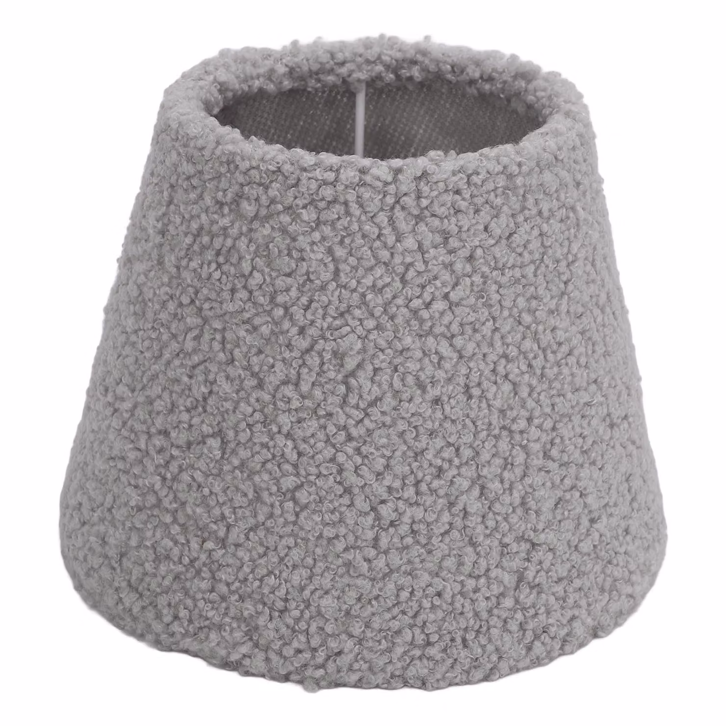Paralume di peluche, paralume di peluche, paralume di stoffa, paralume rotondo, paralume da tavolo, paralume a cono