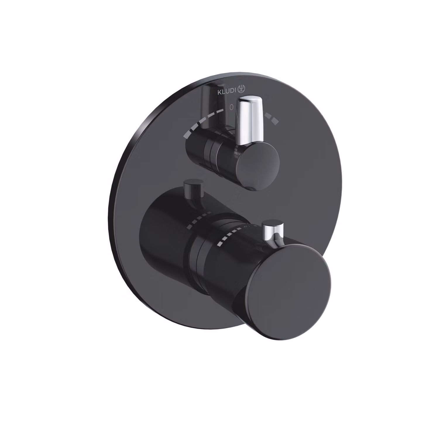 KLUDI BALANCE Mitigeur thermostatique encastré pour bain et douche, blocage de l'eau chaude 40°C, 528108775, 528108775