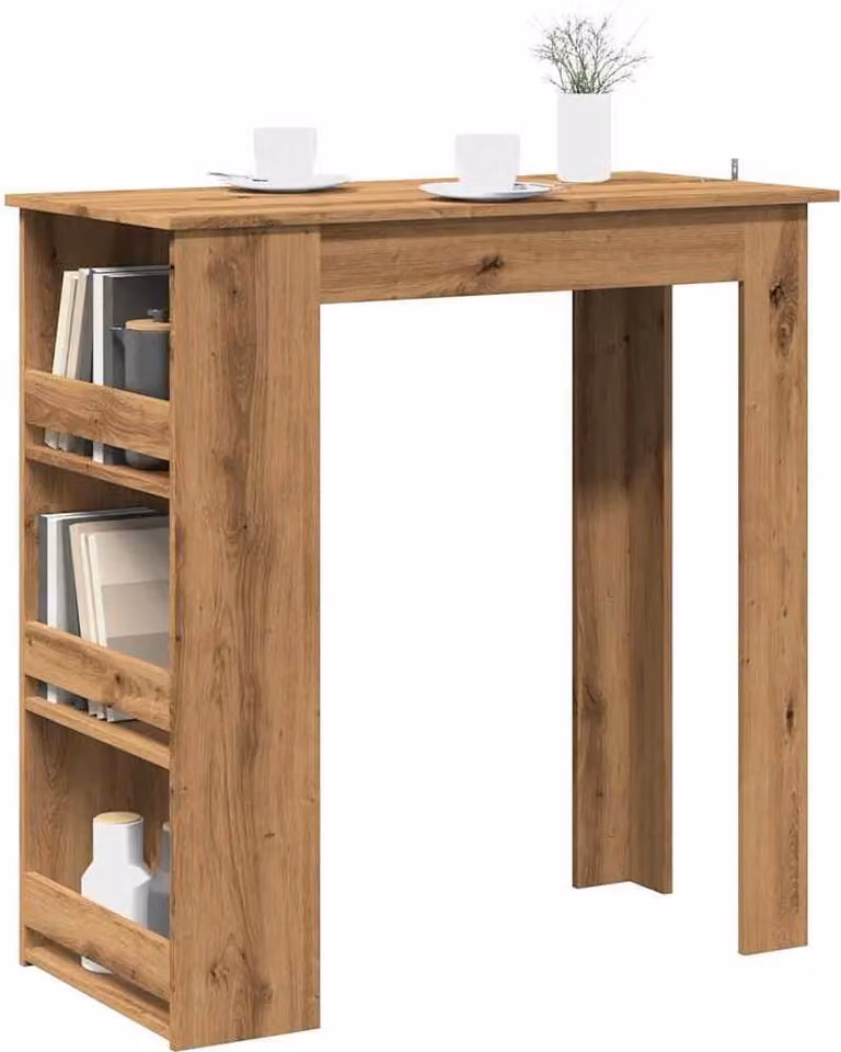 Maison Exclusive - Tavolo da bar con ripiano in rovere Artisan 102x50x103,5 cm