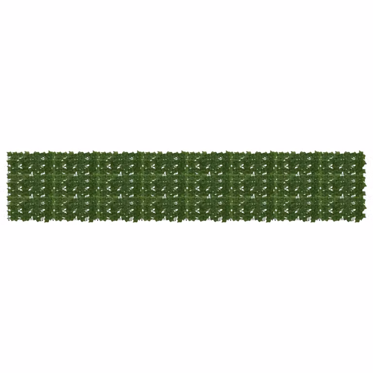 vidaXL Schermo per balcone con siepe artificiale verde L: 400 cm, H: 75 cm