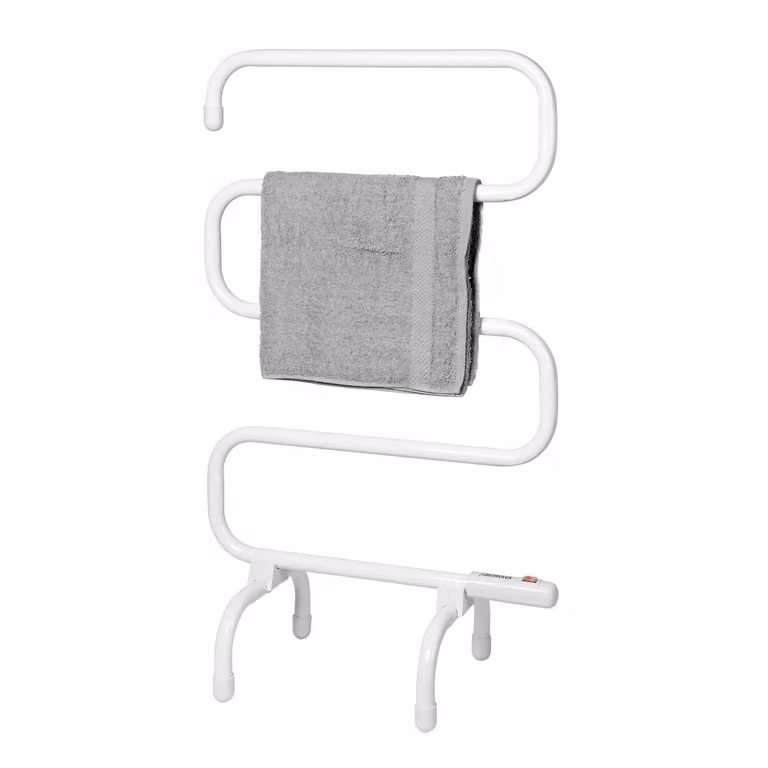Termoarredo elettrico Dictrolux da parete o pavimento in metallo bianco 100 Watt