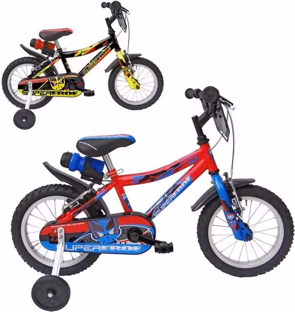 Bicicletta per bambini Hero multicolore con accessori Sportone