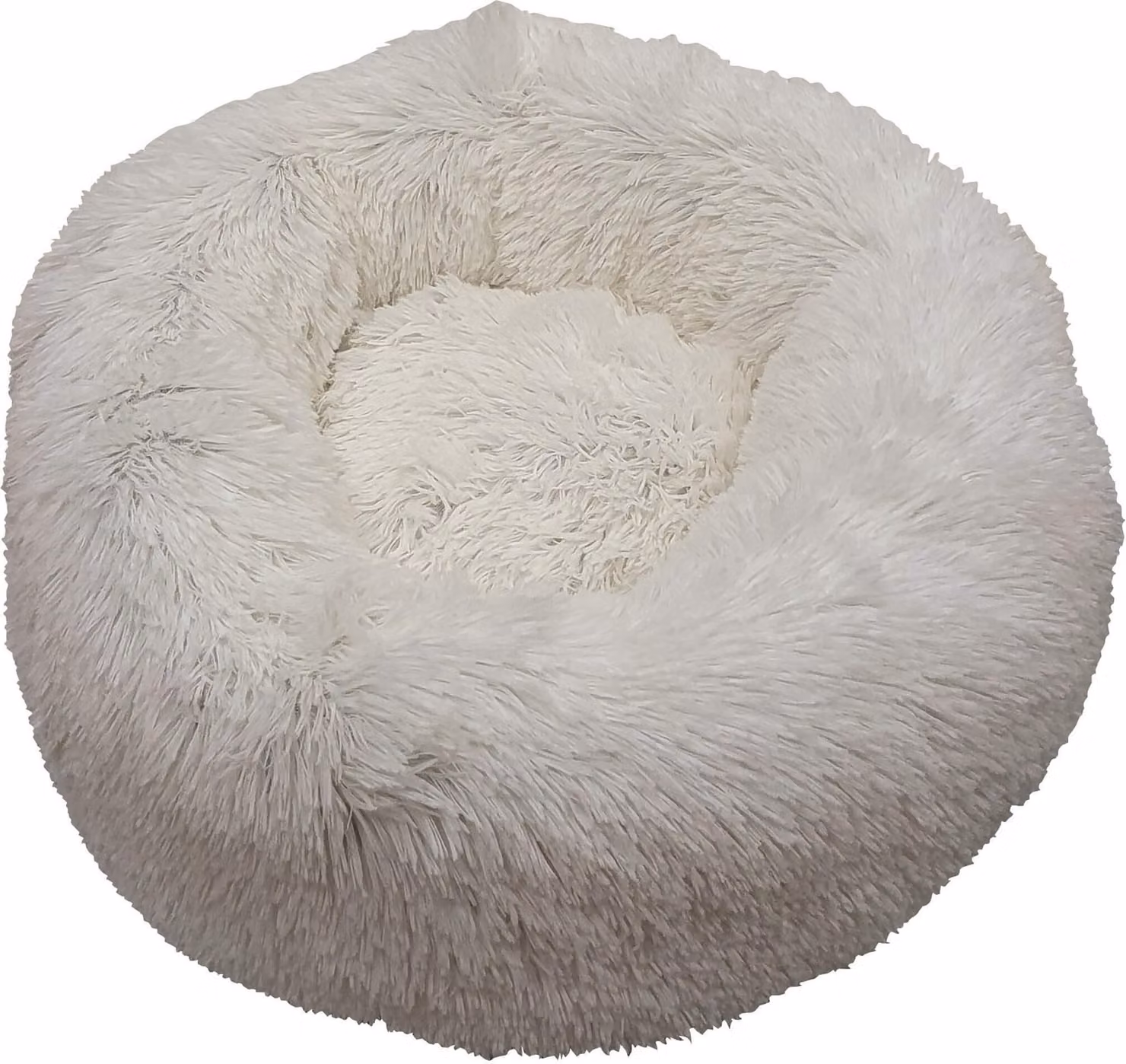 Nobby ciambella di peluche Esla beige, dimensioni: Ø 70 x 26 cm