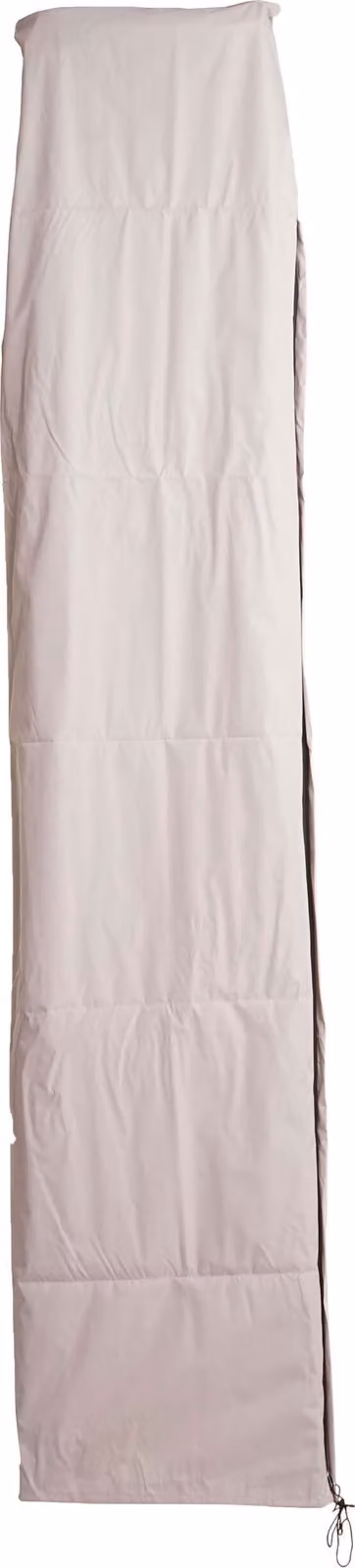 Copertura di protezione HWC per ombrellone a sbalzo fino a 4 m, copertura con cerniera ~ grigio crema