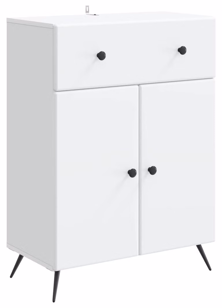 Credenza Bianco 66 x 34,5 x 90 cm Legno ingegnerizzato