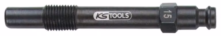 KS TOOLS Adattatore per candelette, M10x1.0 con filettatura esterna, lunghezza 75 mm ( 150.3675 )