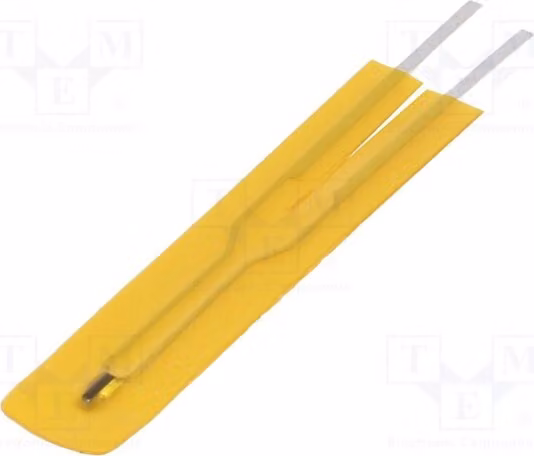 1 x Termistore NTC, montaggio a traversa (THT), 10 kΩ, 3435K, -30 ÷ 120 °C, tolleranza 1%, codice TT6-10KC8-9-25, per misurazioni di temperatura