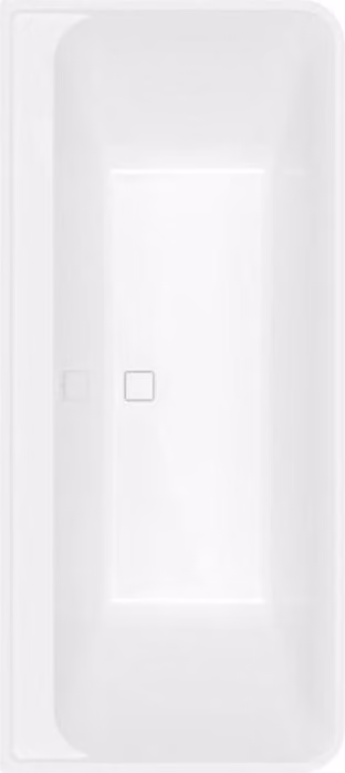 V&B vasca rettangolare VP Collaro 179x79x47cm, pre-murale, acrilico, bianco