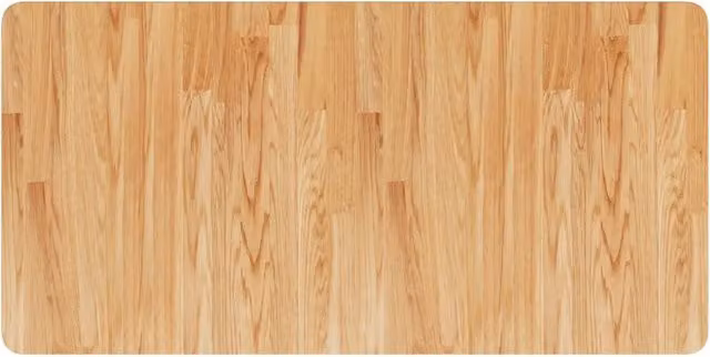 Piano Bagno in Legno di Rovere Massello Trattato Marrone Chiaro L: 100 cm, P: 50 cm, H: 2,5 cm CFW2606570