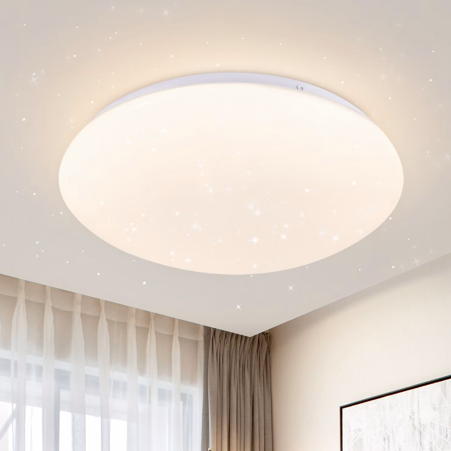 ZMH 2ER lampada da soffitto LED soggiorno 4000K camera da letto lampada 5W plafoniera bianco neutro illuminazione soffitto corridoio lampada camera dei bambini lampada camera da letto